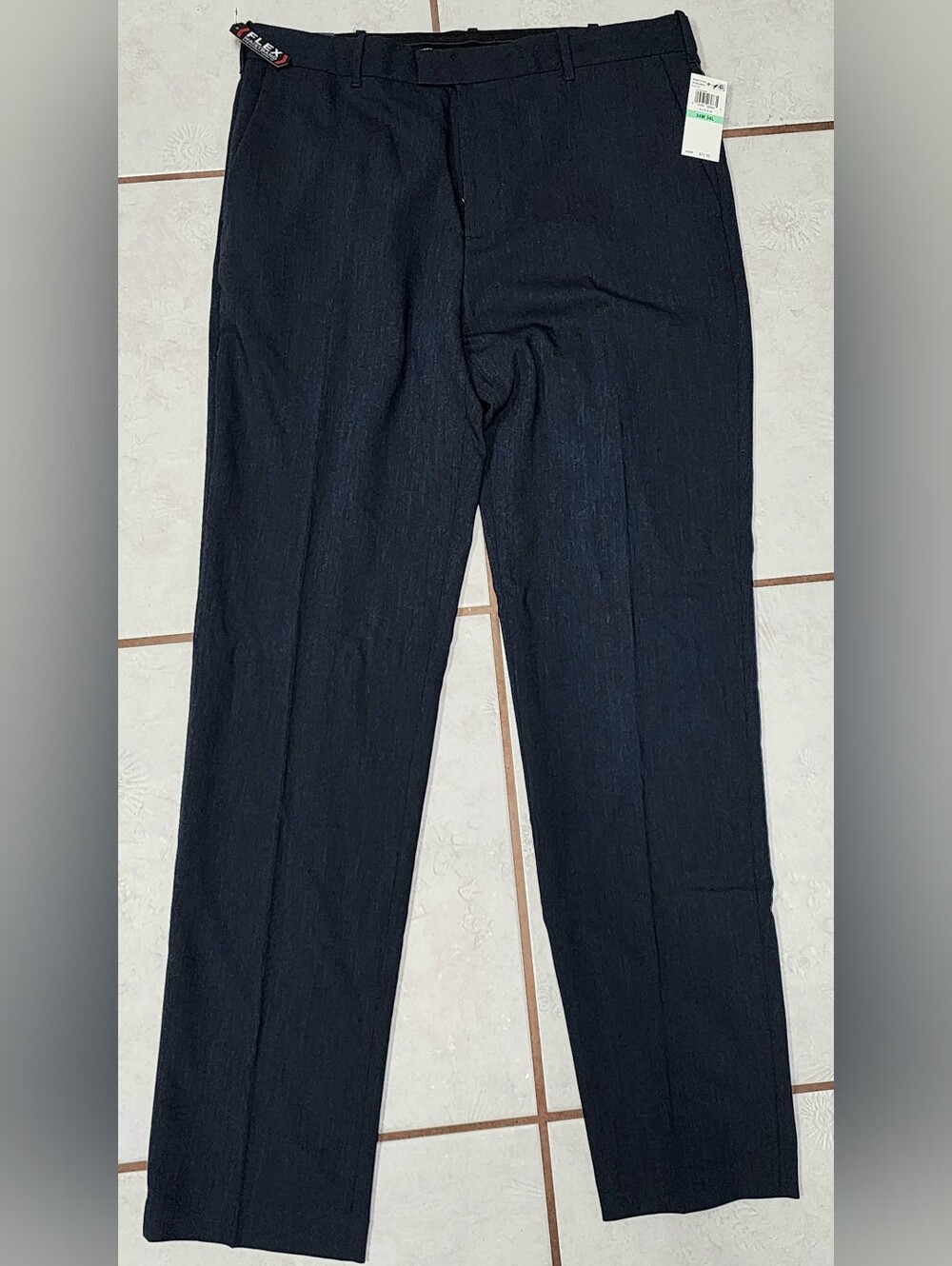 NWT Men's Golf Pants Van Heusen blue dress pants
